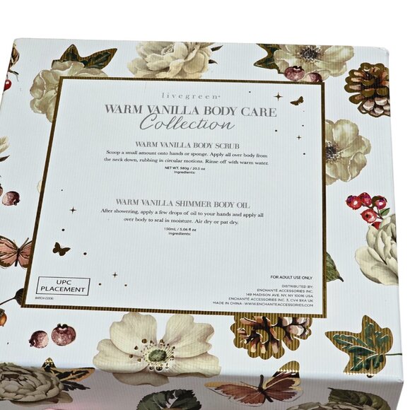 Live Green Warm Vanilla Body Care Collection NWB - Picture 4 of 5